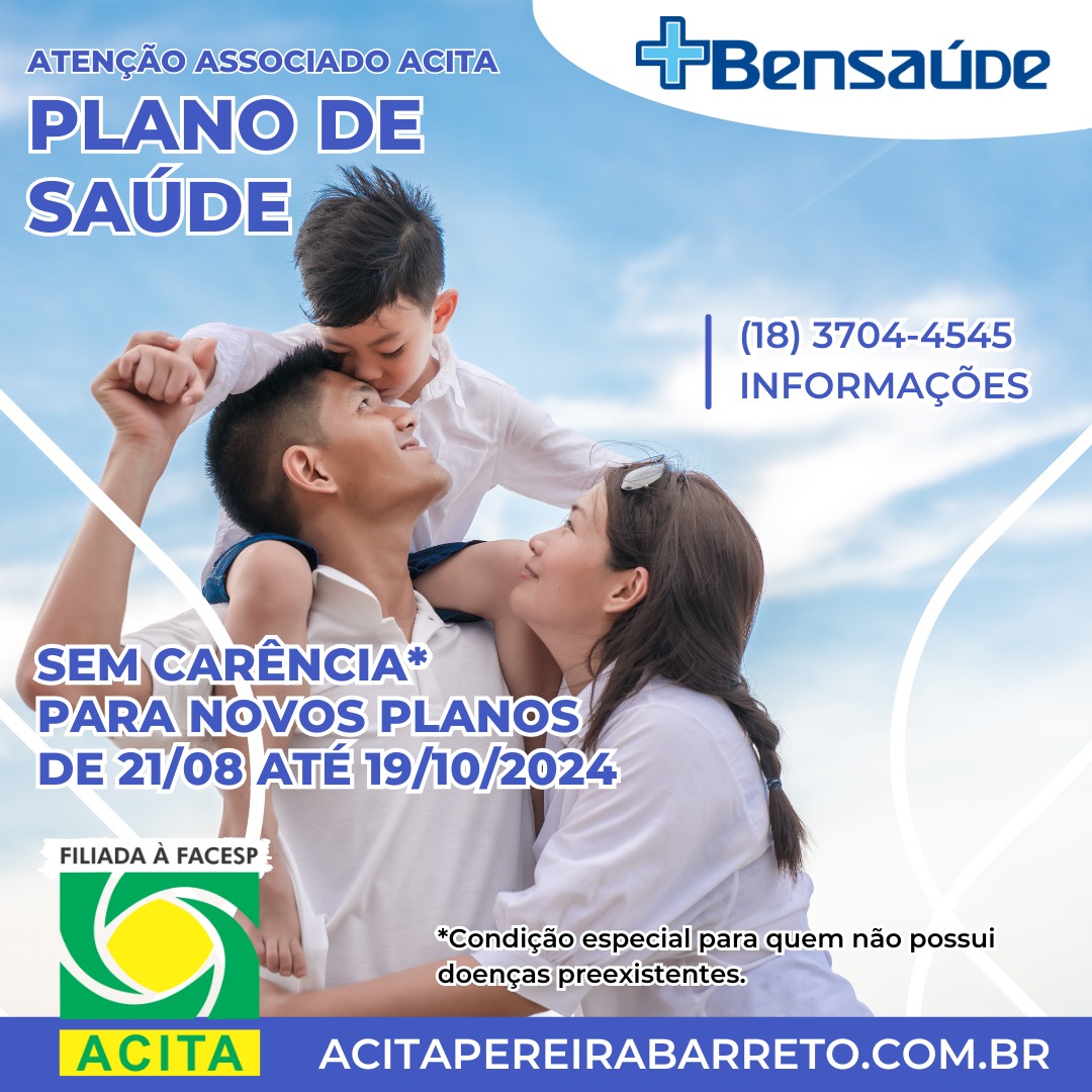 Leia mais sobre o artigo Atenção Associado ACITA – Adesão ao Ben Saúde sem Carência*!